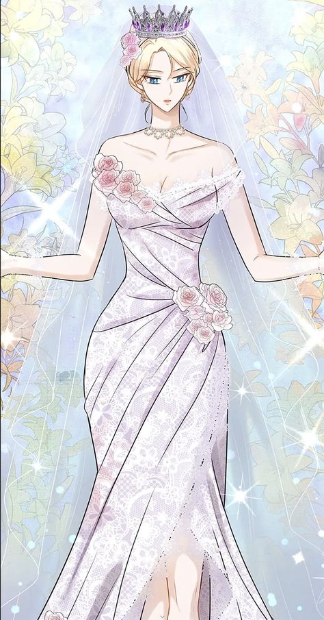 Female Wedding Dress, Anime Bride, Forbidden Forest, Manhwa Characters, Anime Costumes, Wedding Suit, All Food, Nalu, The Sauce