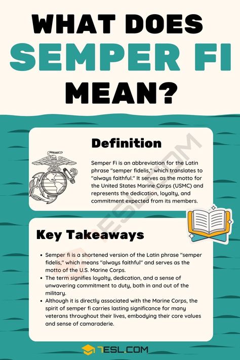 Semper Fi Meaning: What Does "Semper Fi" Mean? Semper Fidelis Tattoo, Loyalty Symbol, Semper Fidelis, Latin Phrases, Semper Fi, United States Marine, United States Marine Corps, Rallying, A Symbol