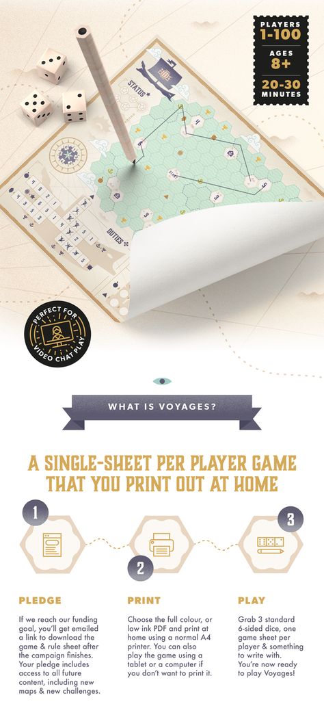 VOYAGES by Postmark Games — Kickstarter Print And Play Board Games, Solo Board Games, Print And Play Games, Board Game Ideas, Adventure Games For Kids, Printable Board Game, Pnp Games, Homemade Board Games, Rpg Board Games