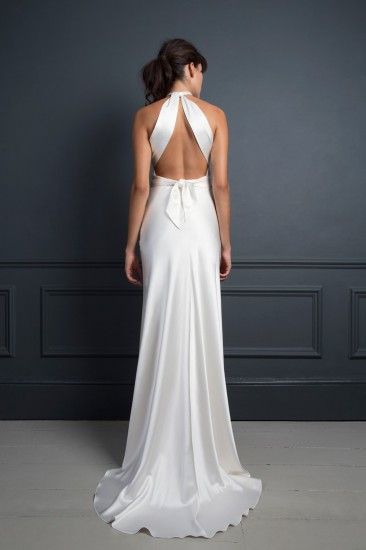 Higher Neckline Wedding Dress, Cheryl Halfpenny, Scandalous Wedding Dress, Halfpenny Wedding Dress, Halter High Neck Wedding Dress, Simple Halter Wedding Dress, Halterneck Wedding Dress, Ireland Wedding Dress, Halfpenny London