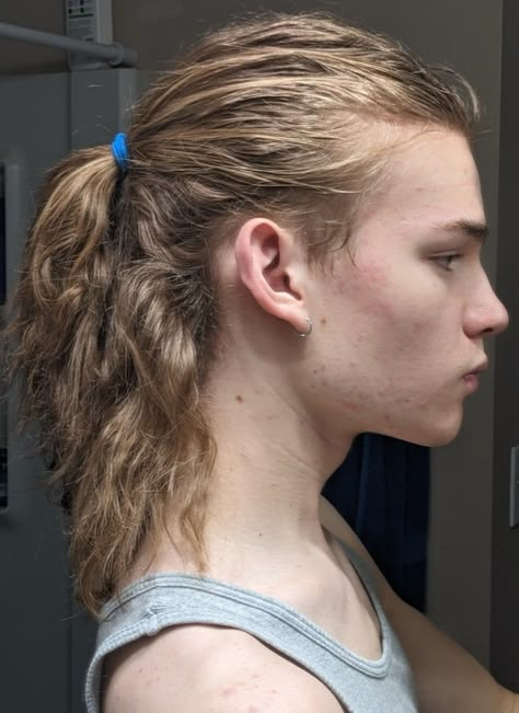 Man With Long Hair Side Profile, Men Cool Hairstyles, Side Profiles Men, Mens Side Profile, Side Profiles References, Guy Long Hairstyles, Long Hair Side Profile, Long Blonde Hair Men, Side Profile Men