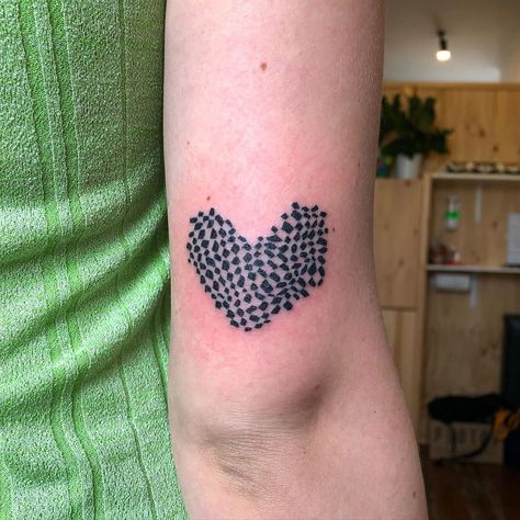 call me lazy~~~~ on Instagram: “checkerboard heart for zosia ! ❣️🏁✨ made at @houndsoflovestudio #HOLstudio #qttr #queertattoo” Checkerboard Tattoo, Print Tattoos, Paw Print Tattoo, Call Me, Paw Print, Tattoos, On Instagram, Instagram