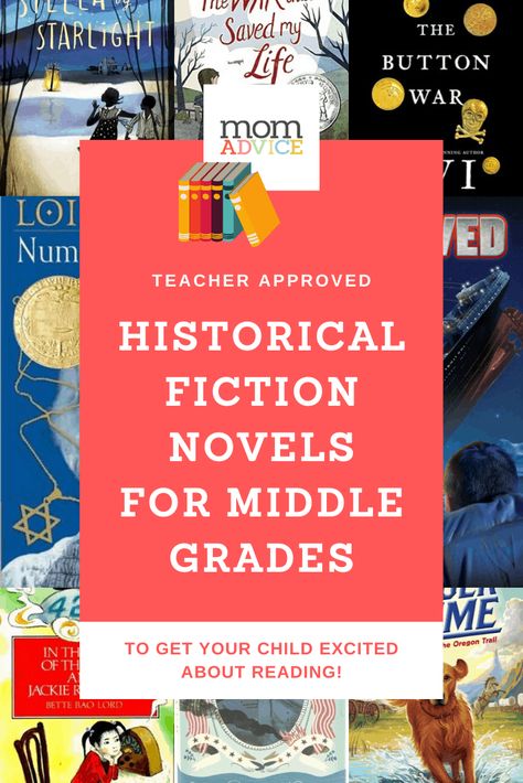 Novels Suggestions, Historical Fiction Books For Kids, Story Stretchers, Fiction Books For Kids, Learning History, Middle School Books, Best Historical Fiction, Kid Books, Historical Fiction Novels