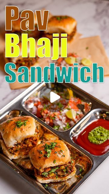 Tarla Dalal Recipes on Instagram: "pav bhaji sandwich recipe | leftover pav bhaji sandwich | pav sandwich | Preparation Time: 20 mins Cooking Time: 15 mins Total Time: 35 mins Makes 8 sandwiches (8 sandwich ) Ingredients For Pav Bhaji Sandwich 1 1/2 cups chopped and boiled mixed vegetables 2 tbsp oil 1/2 cup finely chopped onions 1 tsp garlic (lehsun) paste 1/2 cup finely chopped capsicum 1/2 cup finely chopped tomatoes 2 tbsp chopped coriander (dhania) 1/2 tsp chilli powder 1 1/2 tsp pav bhaji masala salt to taste 8 laadi ladi pav butter for cooking. #pavbhajisandwich #pavbhaji #pavsandwich #sandwich #snack #reels" Pav Sandwich, Pav Recipe, Pav Bhaji Masala, Pav Bhaji, Sandwich Ingredients, Sandwich Recipe, Chopped Tomatoes, Mixed Vegetables, Chilli Powder