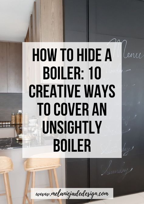 Boilers are an essential part of our homes, providing warmth and hot water to keep us comfortable. However, they can be unsightly, taking up valuable space and detracting from the aesthetics of a room. This article covers how to hide a boiler with a little bit of easy DIY. How To Hide Water Heater In Basement, Hiding Boiler In Basement, Laundry Boiler Room Ideas, Boiler Cover Ideas Bedroom, Cover Up Boiler In Kitchen, Curtain To Hide Water Heater, How To Hide Your Furnace, How To Hide Your Water Heater, Boiler Hiding Ideas