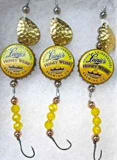 Diy Fishing Gifts, Bottle Cap Fishing Lures, Christmas Mason Jars Diy, Homemade Fishing Lures, Diy Fishing Lures, Northern Pike, Diy Fishing, Men's Gifts, Cap Art