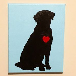 Dog Silhouette Painting Paintings — Calligraphy Cowgirl Easy Dog Paintings On Canvas, Easy Dog Painting, Simple Dog Painting, Dog Paintings Easy, Dog Paintings Acrylic Easy, Dog Silhouette Painting, Colorful Hairstyles, Monogram Painting, Painted Rock Animals