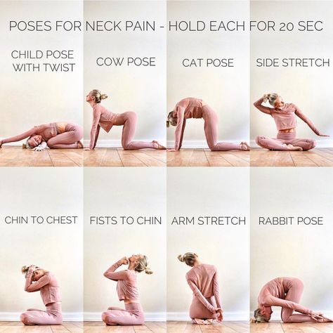 Hello IGers, I had some requests from you regarding yoga poses for the neck. These are nice stretching exercises, which loose any tensions… Rabbit Pose, Cow Pose, Yoga Posen, Yoga Exercises, Pose Yoga, Easy Yoga Workouts, Poor Posture, Yoga Photography, Stretching Exercises