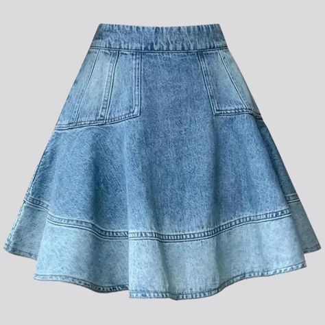 Introducing our Light-Wash Denim Skirt from the 2024 Summer Collection a must-have for every fashion-forward lady, inspired by the iconic 90s with a modern twist!The Ultimate 90s Miniature SkirtThis cut-and-flare skirt effortlessly captures the essence of the 90s, blending vintage charm with contemporary finesse. Its light-wash finish and high-rise design exude a classic elegance, making it an essential addition to your wardrobe.Distinctive Features: 90s Nostalgia: Paying homage to the iconic 90