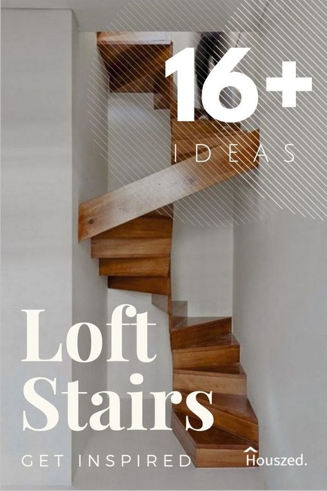 Get inspired with our ATTIC LADDER IDEAS. Our loft ladder staircase images will help get your creative juices flowing...Get inspired with Houszed... #atticladder #atticladderideas #atticladderideasawesome #loftaccessideasatticladder #creativeatticladder #loftladderideas #loftladderdesign #ladderdesignstairsloft #ladderloftinteriordesign #atticstairsdesign #stairsdesignforattic #smallstairsdesignatticladder #atticstairsideas #atticstairsideasstairways #atticstaircaseideas Loft Access Ideas, Stairs To Attic Conversion, House Staircase Design, Tiny House Staircase, Attic Ladder Ideas, Stairs To Attic, Loft Stairs Ideas, Staircase Photos, Small Space Staircase