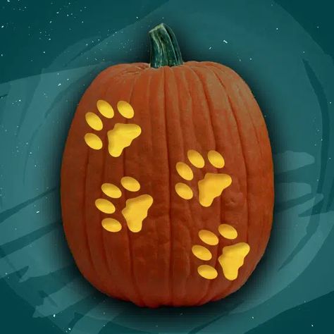 Paw Prints – Free Pumpkin Carving Patterns Halloween Pumpkin Templates, Free Pumpkin Carving Patterns, Pumpkin Templates, Pumpkin Carving Patterns Free, Coffee Cup Icon, Owl Mask, Pumpkin Template, Pumpkin Carving Patterns, Cat Paw Print