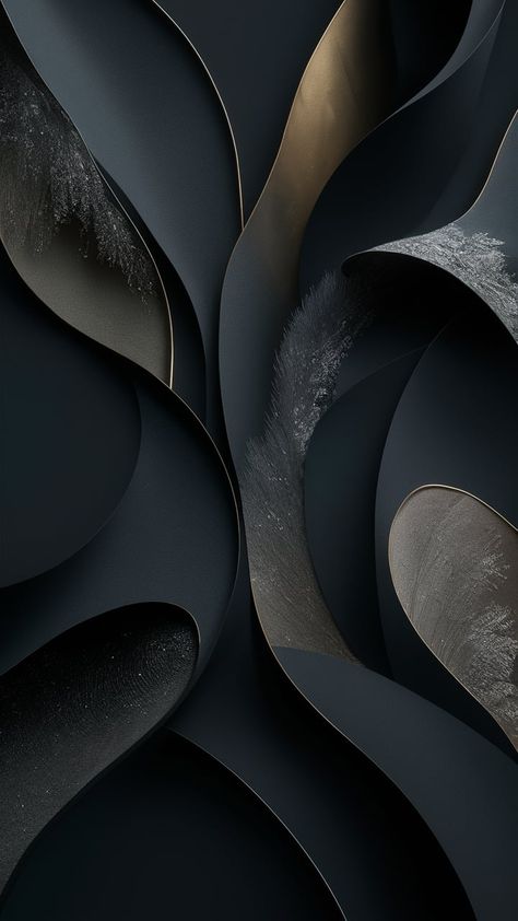 Discover a stunning high-resolution black wallpaper aesthetic that embodies elegance and sophistication. Intricate abstract patterns blend seamlessly into deep black hues, enriched with subtle gradients of charcoal and midnight tones. Muted metallic accents and delicate textures create a luxurious backdrop perfect for inspiring creativity and calmness. Ideal for serene and sophisticated settings. #BlackWallpaper #AestheticBackground #ElegantDesign #LuxuryDecor Delicate Wallpaper Iphone, Deep Colors Aesthetic, Black Luxury Wallpaper, Black White Aesthetic Wallpaper, Elegant Wallpaper Iphone, Dark Iphone Wallpaper Aesthetic, Black Wallpaper Aesthetic, Metal Wallpaper, High Resolution Wallpaper