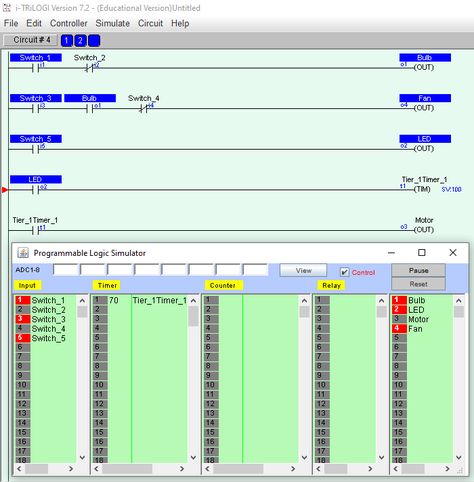 Best Free PLC Simulation software for Windows 10 Plc Simulator, Ladder Logic, Programmable Logic Controller, Block Diagram, Chemical Industry, Engineering Student, Textile Industry, Windows 10, User Interface