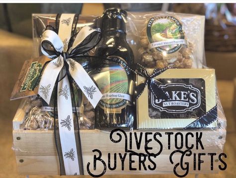 4h Buyers Gift Ideas, Bingo Ideas, 4h Ideas, Thank You Baskets, Stock Show, Ffa, Basket Ideas, Bingo, Diy Gift