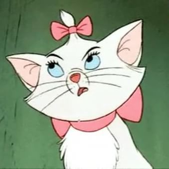 Forever #Mood 🙄😉 Arista Cats, Marie From Aristocats, Marie The Cat, Aristocats Marie, Disney Characters Wallpaper, Marie Cat, Disney Cats, Lola Bunny, Marie Aristocats