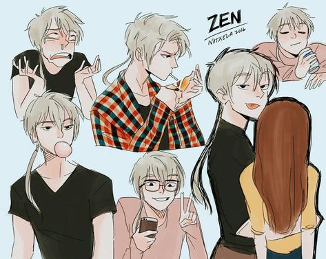 Zen Mystic Messenger Fanart, Mystic Messenger Zen, Mystic Messenger Game, Messenger Games, Mystic Messenger Characters, Mystic Messenger Fanart, Saeyoung Choi, Mystic Messenger Memes, Mystic Messager