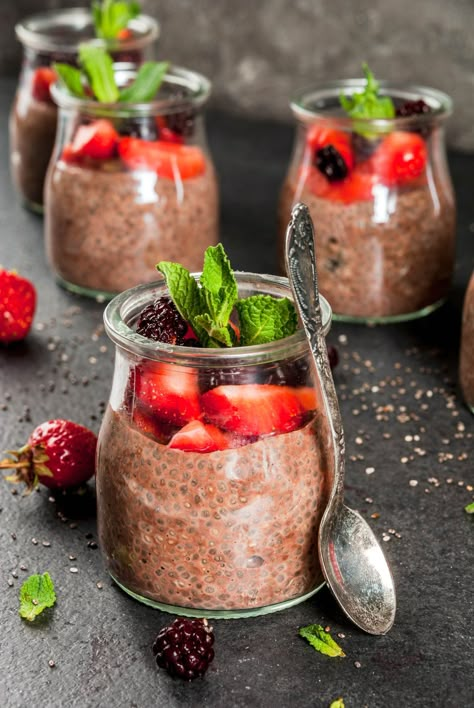 Zen Basil Seeds Chocolate Pudding — Zen Basil | Organic Basil Seeds | High Fiber Superfoods Strawberry Chia Seed Pudding, Chocolate Chia Pudding Recipes, Chia Pudding Recipes Healthy, Christmas Pudding Recipes, Chocolate Chia Seed Pudding, Chocolate Chia Pudding, Chocolate Festival, Basil Seeds, Chia Pudding Recipes