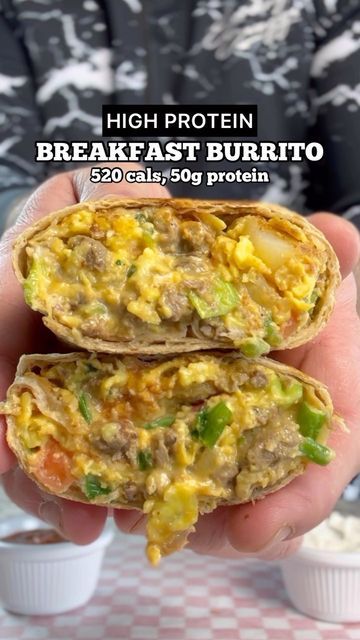 20 G Protein Breakfast, High Protein Low Carb Breakfast Burrito, 50 G Protein Breakfast, 50g Protein Breakfast, Kyle Smith Recipes, Low Calorie Breakfast Burrito, 50g Protein Meals, Steak Breakfast Burrito, Protein Breakfast Burrito