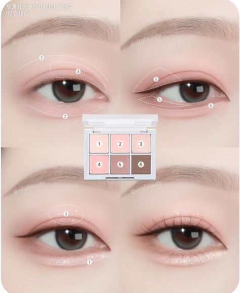 Mata Hooded, Inspo Poses, Membentuk Alis, Bentuk Alis, Korean Makeup Tips, Mekap Mata, Peach Makeup, Korean Makeup Tutorials, Cute Eye Makeup