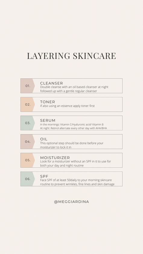 Layering Skincare, Layer Skincare, Skincare Steps, Haut Routine, Skin Facts, Skin Care Routine Order, Skin Advice, Combo Skin, Basic Skin Care Routine