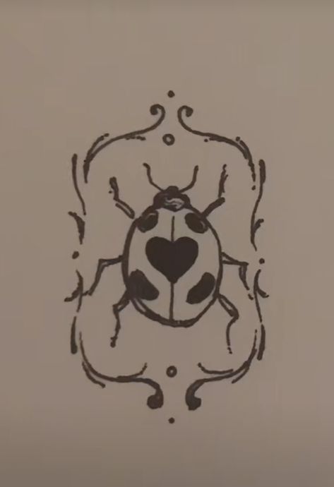 Bugs Drawing, Ladybug Tattoo, Unique Tattoo Ideas, Lady Bug Tattoo, Handpoke Tattoo, Unique Tattoo, American Traditional Tattoo, Arte Inspo, Little Tattoos