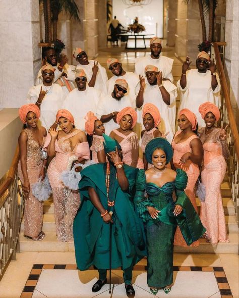 Nigerian Wedding Decor, Nigerian Traditional Attire, Nigerian Engagement, Nigerian Wedding Attire, Nigerian Traditional Dresses, Nigerian Wedding Dresses Traditional, Yoruba Bride, Nigerian Wedding Dress, Nigerian Traditional Wedding