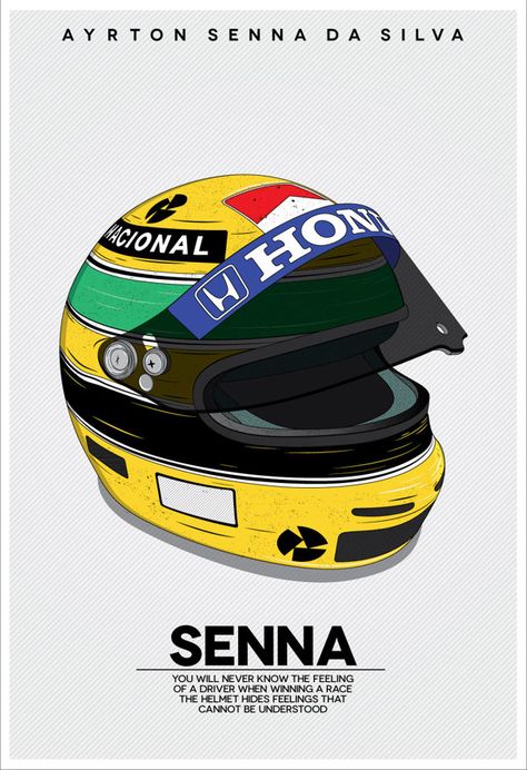 Senna Helmet by Daniel Cruz, via Behance Senna Helmet, Ayrton Senna Helmet, Aryton Senna, Motorsport Art, F1 Art, F1 Wallpaper Hd, F1 Poster, Family Office, Racing Art