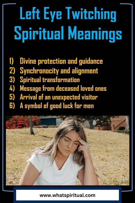 Left Eye Twitching Superstitions and Spiritual Meanings 2 Left Eye Twitching Meaning, Left Eye Twitching, Eye Twitching, Cultural Beliefs, Left Eye, Spiritual Transformation, Spiritual Health, Spiritual Meaning, Eye Strain