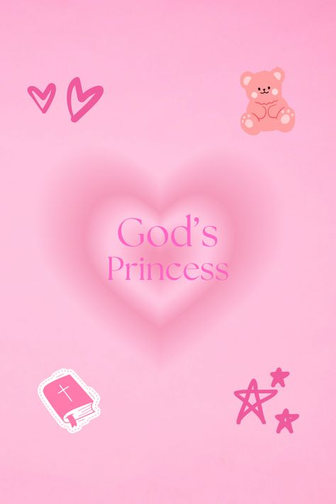 Pink girly flashy Godprincess bible God's Little Princess Wallpaper, Gods Little Princess, Pink Christian Girl Aesthetic, I Am The Daughter Of A King, Daughter Of God Wallpaper, Pink Christian, Christian Iphone Wallpaper, Gods Princess, Princess Wallpaper