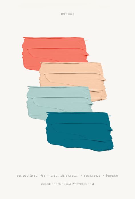 Art Studio Color Schemes, 2 Colors Palette, 3 Complimentary Colors, July Colour Palette, Pink Red Teal Color Palette, Instagram Aesthetic Color Scheme, May Color Scheme, Color Swatches Aesthetic, Southern Color Palette