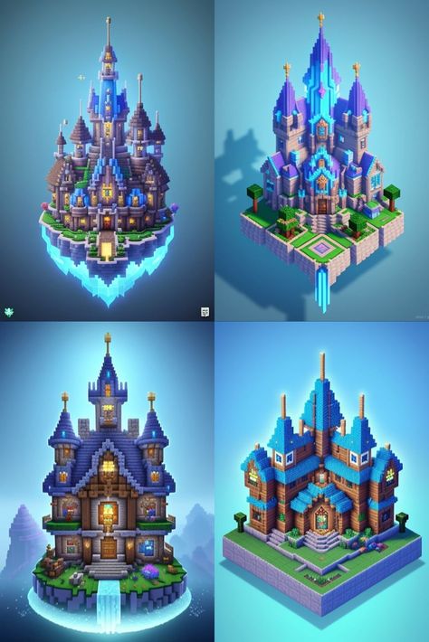 #castle #minecraft Minecraft Castle Ideas, Minecraft Plants, Castle Minecraft, Youtube Minecraft, Mc Builds, Castle Ideas, Minecraft Castle, Minecraft Plans, Minecraft House