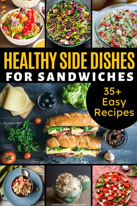 Side Salads To Go With Sandwiches, Keto Sides For Sandwiches, Side Dishes With Sandwiches Dinners, Healthy Sides With Sandwiches, Side Dish With Sandwiches, Vegetable Sides For Burgers, Healthy Lunch Sides For Work, Lunch Sides Ideas, What Goes With Sandwiches Sides