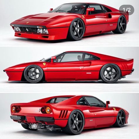 Ferrari 288 Gto, Auto Retro, Vintage Muscle Cars, Custom Muscle Cars, Ferrari F40, Jaguar Car, Classic Sports Cars, Ferrari Car, Classy Cars