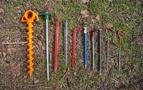 The 11 Best Tent Stakes of 2022 – Greenbelly Meals Best Tent, Tent Stakes, Cool Tents, Tent Pegs, Sea To Summit, Garden Hose, Backpacking, Garden Tools, Tent