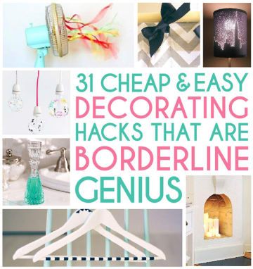 31 Home Decor Hacks That Are Borderline Genius Interior Design Minimalist, Decor Hacks, Home Decor Hacks, Bathroom Decorating, Decoration Christmas, Cheap Home Decor, My New Room, Household Hacks, Simple Decor