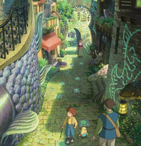 Ni No Kuni: Wrath of the White Witch (PS3 - Release Date January 22) Ni No Kuni Art, Ni No Kuni Wallpaper, Ni No Kuni Concept Art, Ni No Kuni Wrath Of The White Witch, Clothing Diys, Gaming Environment, Ni No Kuni, Cozy Gaming, White Witch