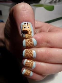 Cute Giraffe!!!! Giraffe Nails, Do It Yourself Nails, A Giraffe, Nails Polish, Nail Paint, Creative Nails, Mani Pedi, Love Nails, Nail Art Design