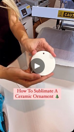 36 reactions | Learn how to sublimate a ceramic ornament in just 30 seconds!

Now is the time to start prepping your crafting small business for the holiday season 🎄

#craftexpress #craftexpressus #sublimation #sublimationprinting #sublimationblanks #ornaments #christmasornaments #christmasinjuly #diy #craftersofinstagram #makersofinstagram | Craft Express | Dominic Albanese · Christmas in July How To Sublimate Ceramic Ornaments, Sublimation Christmas Ornaments Diy, Tile Ornaments Ceramic Cricut, Sublimation Christmas Ornaments, Christmas Ornaments Sublimation, Ornament Template, How To Make Clay, Clay Ornaments, Now Is The Time