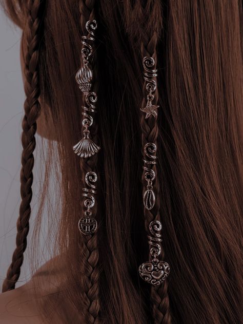 Trinket Hair, Pirates Aesthetic, Pirate Jewelry, Ren Fest, Hair Aesthetic, Jewelry Aesthetic, Beach Photoshoot, Odessa, Hair And Nails