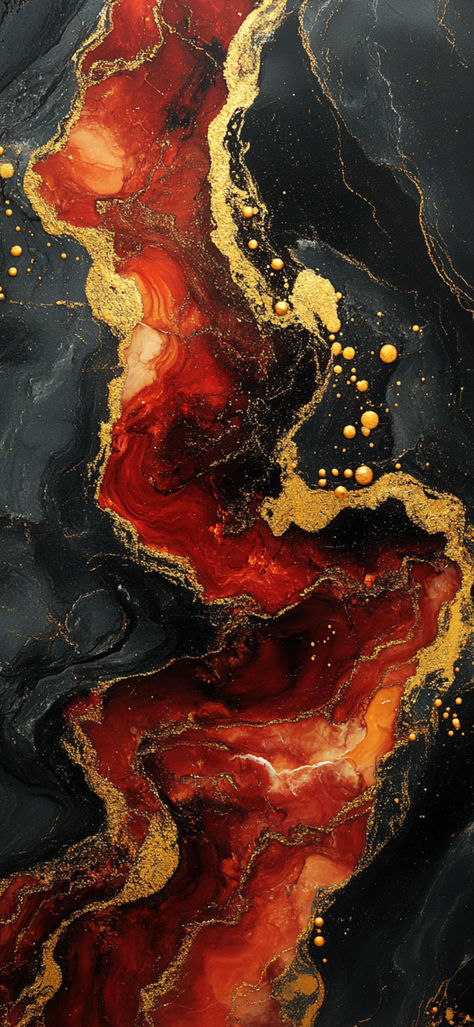 #wallpaper #ai #mobilewallpaper #iphone #android #background Red Gold Black Aesthetic, Red And Gold Background, Red And Gold Wallpaper, Crimson King, Black Website, Red Wallpapers, Classy Wallpaper, Red And Black Wallpaper, Red Colour Palette