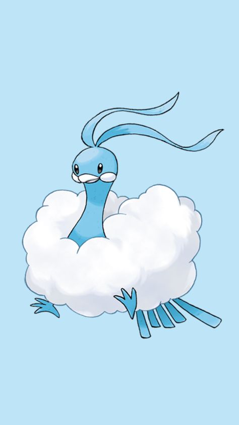 Altaria Wallpaper, Altaria Pokemon, Pokemon Blue, Pokemon Drawings, Cute Memes, Blue Wallpaper, Blue Wallpapers, Blue Aesthetic, Tv Series