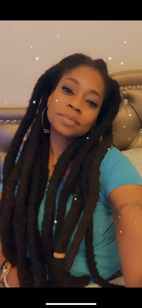 Thick Dreadlocks, Large Locs Black Women, Large Locs, Thick Long Locs, Medium Thick Locs On Black Women, Wicks Locs, Long Thick Locs, Thick Locs Styles, Thick Locs On Black Women