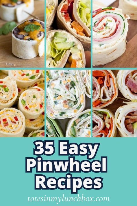 35 pinwheel sandwich recipes for easy entertaining or the perfect packed lunch. Spice things up, and try something different. Prep friendly. Easy Pinwheel Sandwiches, Mexican Pinwheels Appetizers, Sandwich Recipes For Lunch, Fun Packed Lunch Ideas, Pinwheel Sandwich Recipes, Yummy Lunch Recipes, Ham And Cheese Pinwheels, Pinwheel Sandwiches, Recipes For Lunch