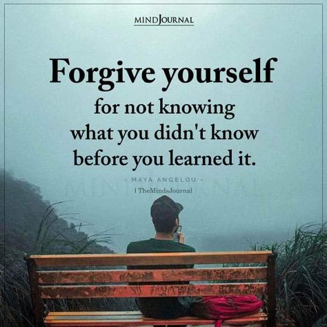 Forgiving Yourself Quotes, Forgive Yourself For Not Knowing, Forgiveness Affirmations, Forgive Yourself Quotes, Thought Cloud, Positive Quotes Wallpaper, Perspective Quotes, Forgive Yourself, Bible Topics