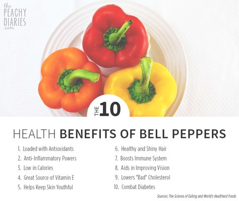 The 10: Health Benefits of Bell Peppers Benefits Of Bell Peppers, Bell Pepper Benefits, Chilly Pepper, Pepper Benefits, Purple Pepper, Purple Food, Purple And Brown, Fruit Benefits, Healing Food