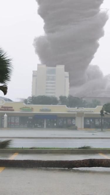 Tornado Damage in Coastal Town #Tornado #CoastalTown Nature Disaster, Tornado Pictures, Tornado Damage, Storm Photography, Kinds Of Weather, Wild Weather, Latest Funny Videos, Amazing Places On Earth, Natural Disaster