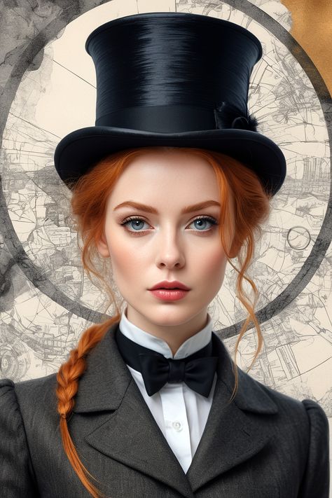 The top hat has long been a symbol of sophistication and elegance. With its tall, cylindrical shape and wide brim, it exudes a timeless charm that is ... - Womans Hairstyle, Night Shadow, Hat Art, Woman Authors, Hat Style, Hollywood Star, A Symbol, Country Singers, Formal Attire