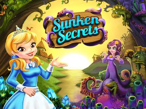 Looking for a fun magical farming sim game with beautiful graphics? Check out our Sunken Secrets review, then download it in the App Store! #ad Big Fish Games, Secret Game, Farm Games, Strong Willed Child, Sims Games, Casual Game, Sea Witch, Pregnancy Stages, Good And Evil