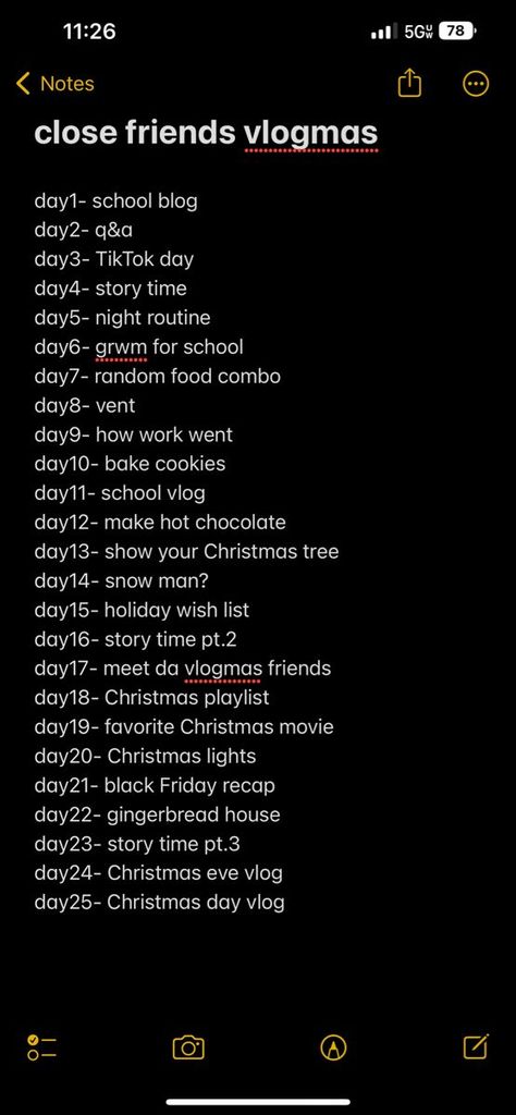 Vlogmas Calendar, Vlogmas Questions, Close Friends Vlogmas, Vlog Mas Ideas, Close Friends Vlogmas List, Family Youtube Channel Name Ideas, Vlogmas Instagram Story, Vlogmas Ideas Youtube 2023, Youtube Ideas With Friends