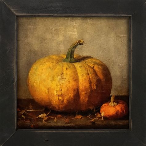 Fall is quickly approaching and our Rustic Framed Autumn Pumpkin Wall Art is the perfect choice to set the tone for the season. This framed print features a traditional fall color scheme with a pumpkin in the center. You can choose from three sizes and three available frame options to fit your desired style. Autumn Acrylic Painting, Pumpkin Canvas Painting, Fall Painting Ideas, Pumpkin Paintings, Boom Kunst, Fall Color Schemes, Fall Paintings, Ghost Painting, Pumpkin Canvas